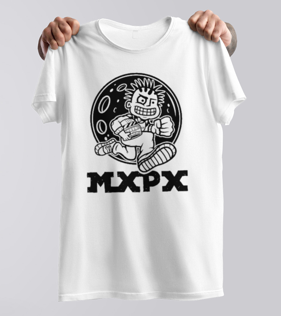 Mxpx Find A Way Home Moon Space PX Moon Punk Character T-Shirt