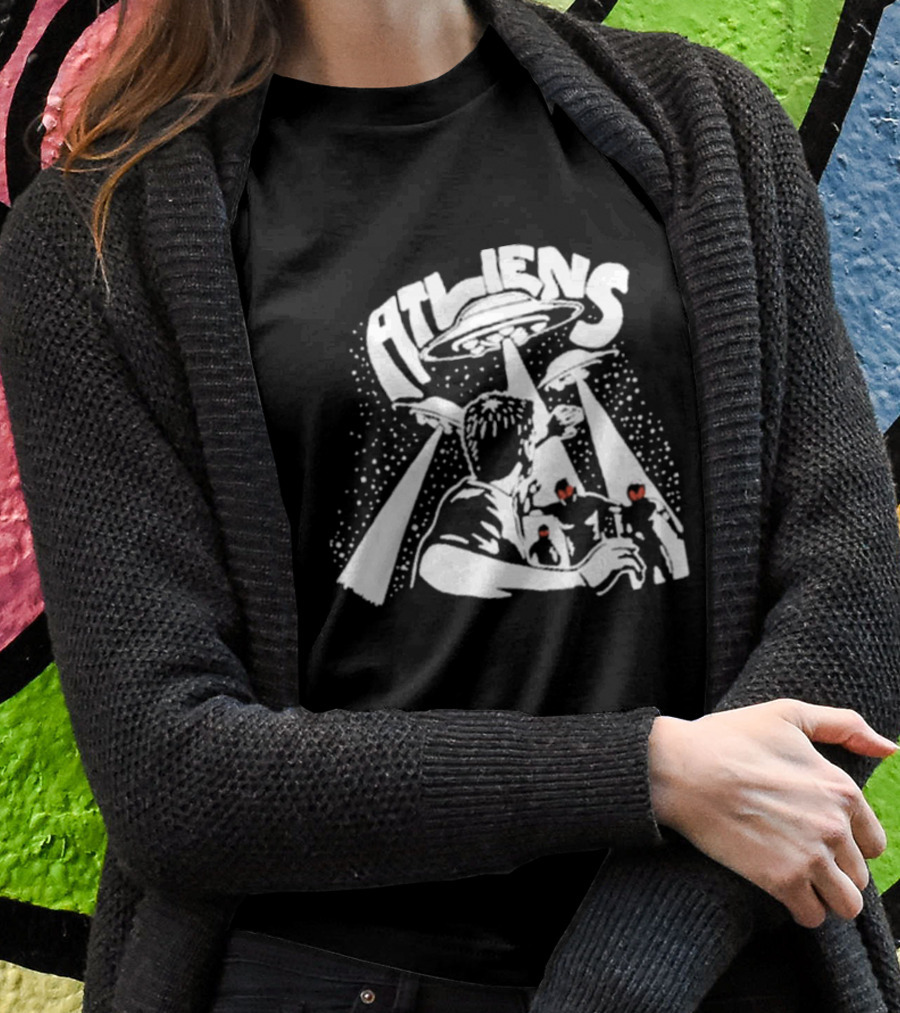 ATLien Abduction Escape With UFO Beam Encounter T-Shirt