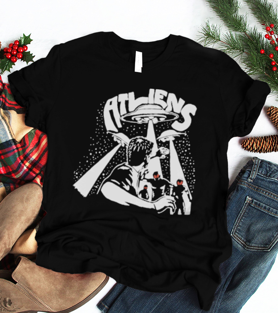 ATLien Abduction Escape With UFO Beam Encounter T-Shirt