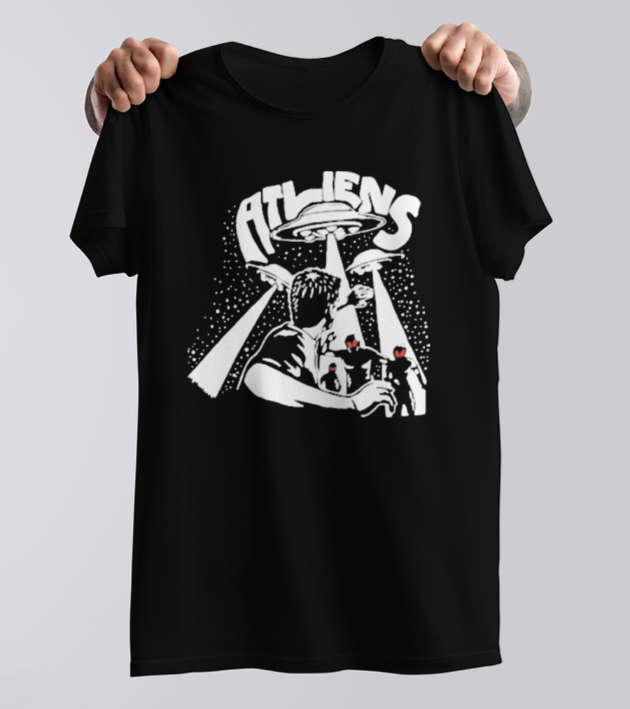 ATLien Abduction Escape With UFO Beam Encounter T-Shirt