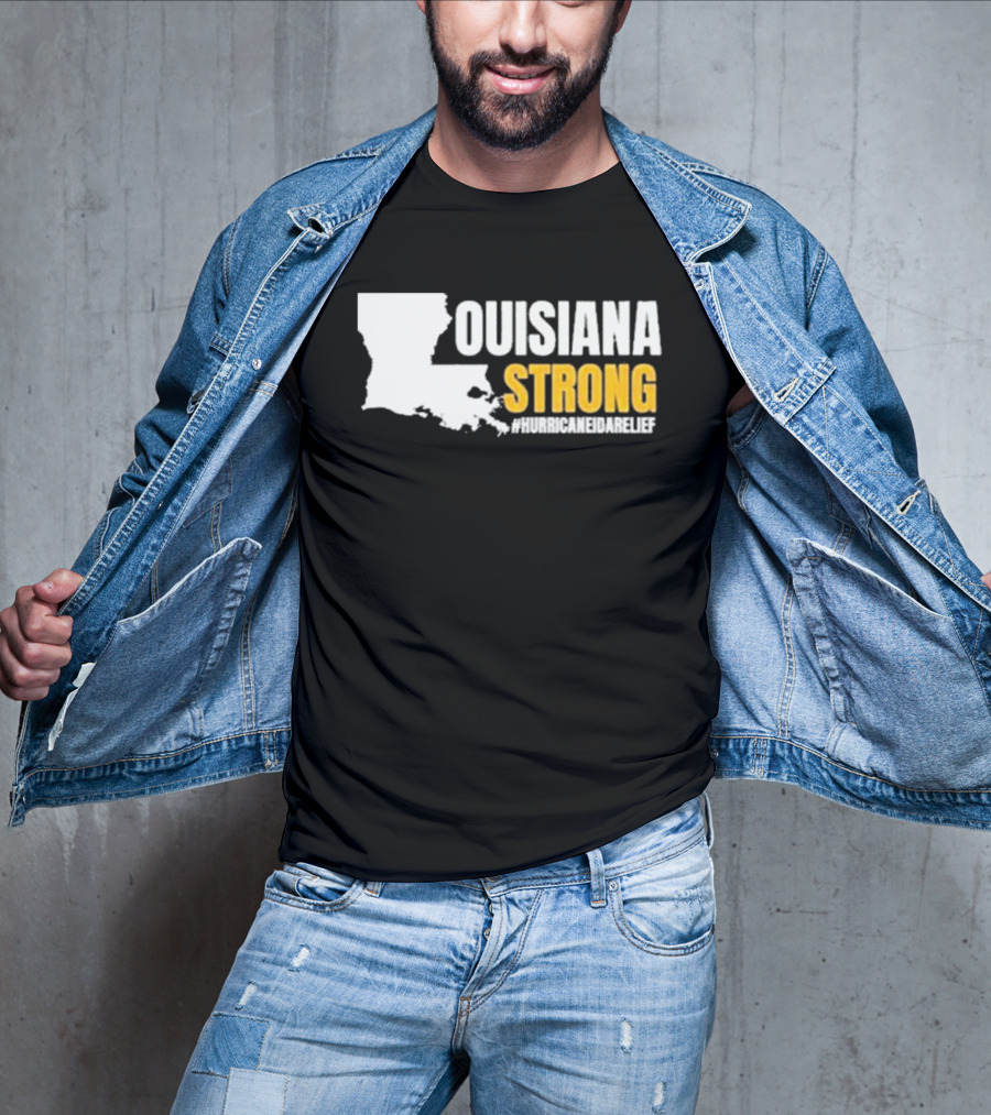 LOUISIANA STRONG HURRICANE IDA RELIEF #HURRICANEIDARELIEF T-Shirt