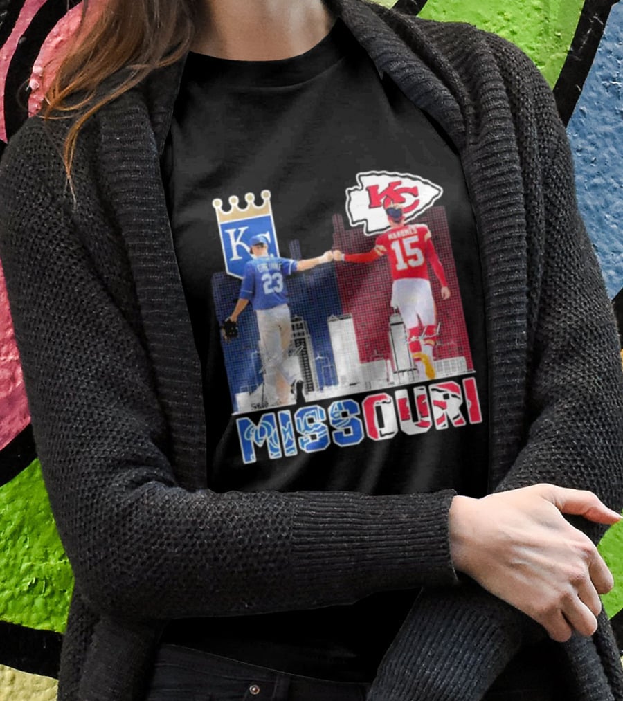 Missouri Kansas City Chiefs Mahomes Royals Greinke T-Shirt