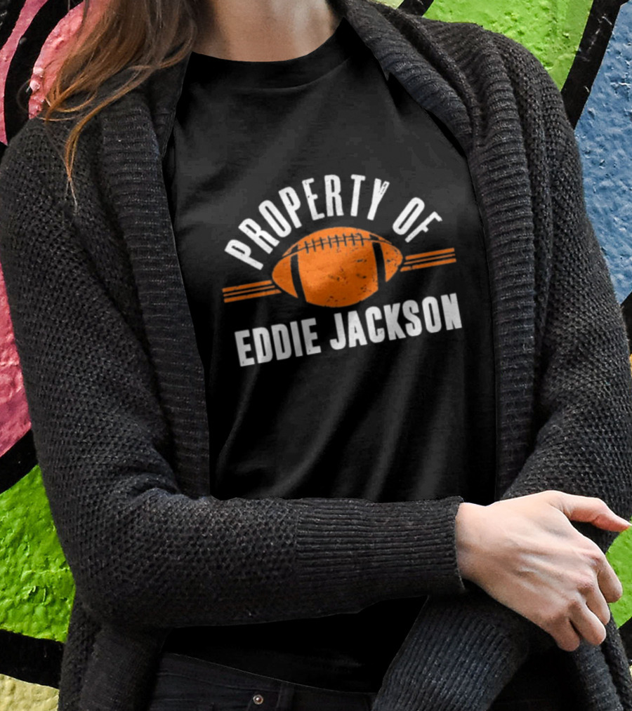 Property Of Eddie Jackson Chicago Football T-Shirt
