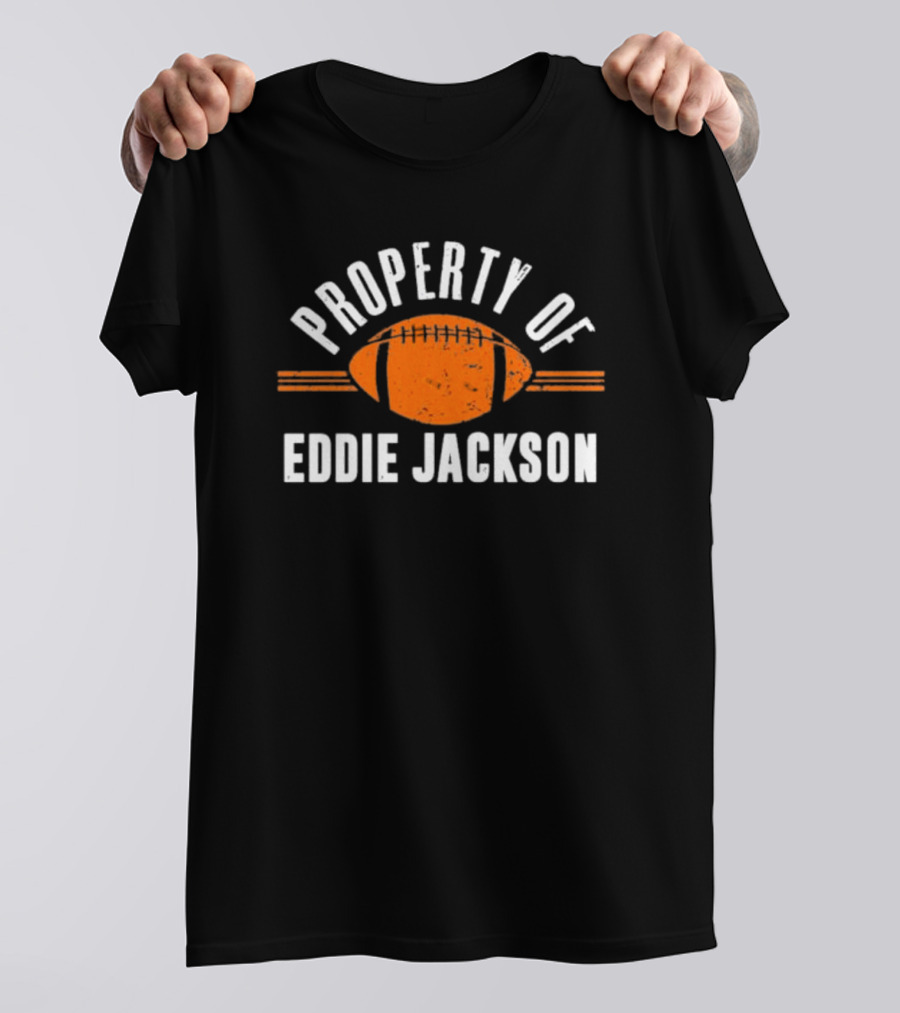 Property Of Eddie Jackson Chicago Football T-Shirt