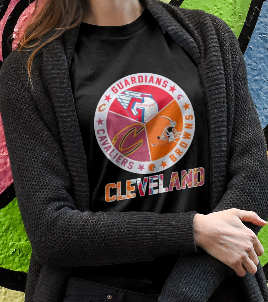 Cleveland Cavaliers Guardians Browns T-Shirt