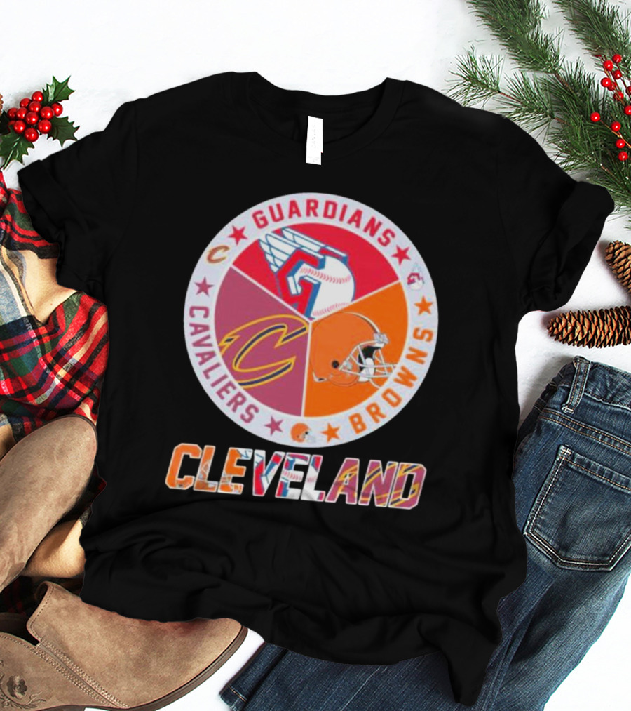 Cleveland Cavaliers Guardians Browns T-Shirt