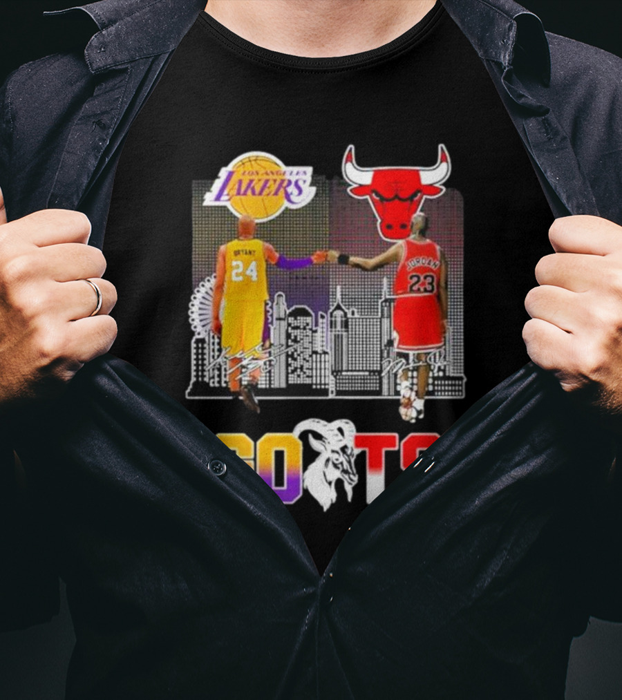 Los Angeles Lakers Chicago Bulls GOATS T-Shirt