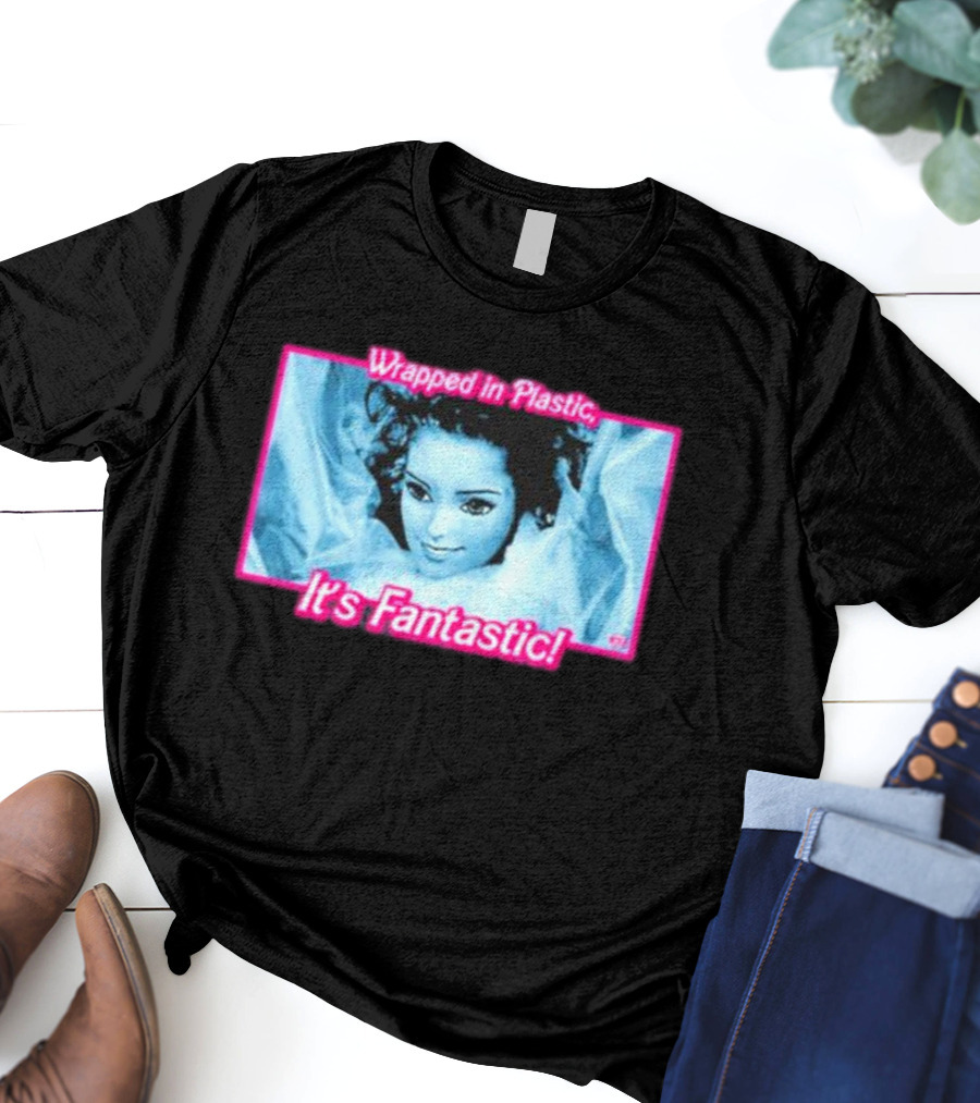Barbie Wrapped In Plastic It's Fantastic Retro Style Photography T-Shirt