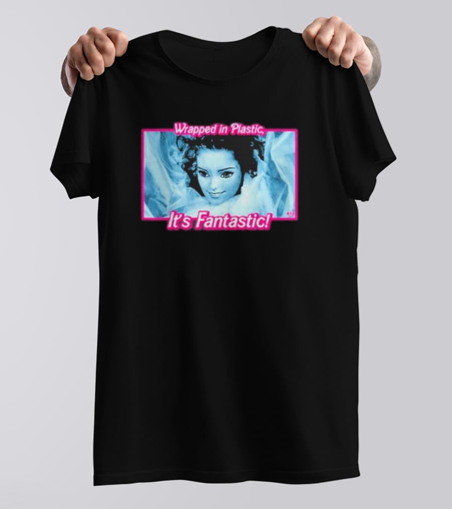 Barbie Wrapped In Plastic It's Fantastic Retro Style Photography T-Shirt