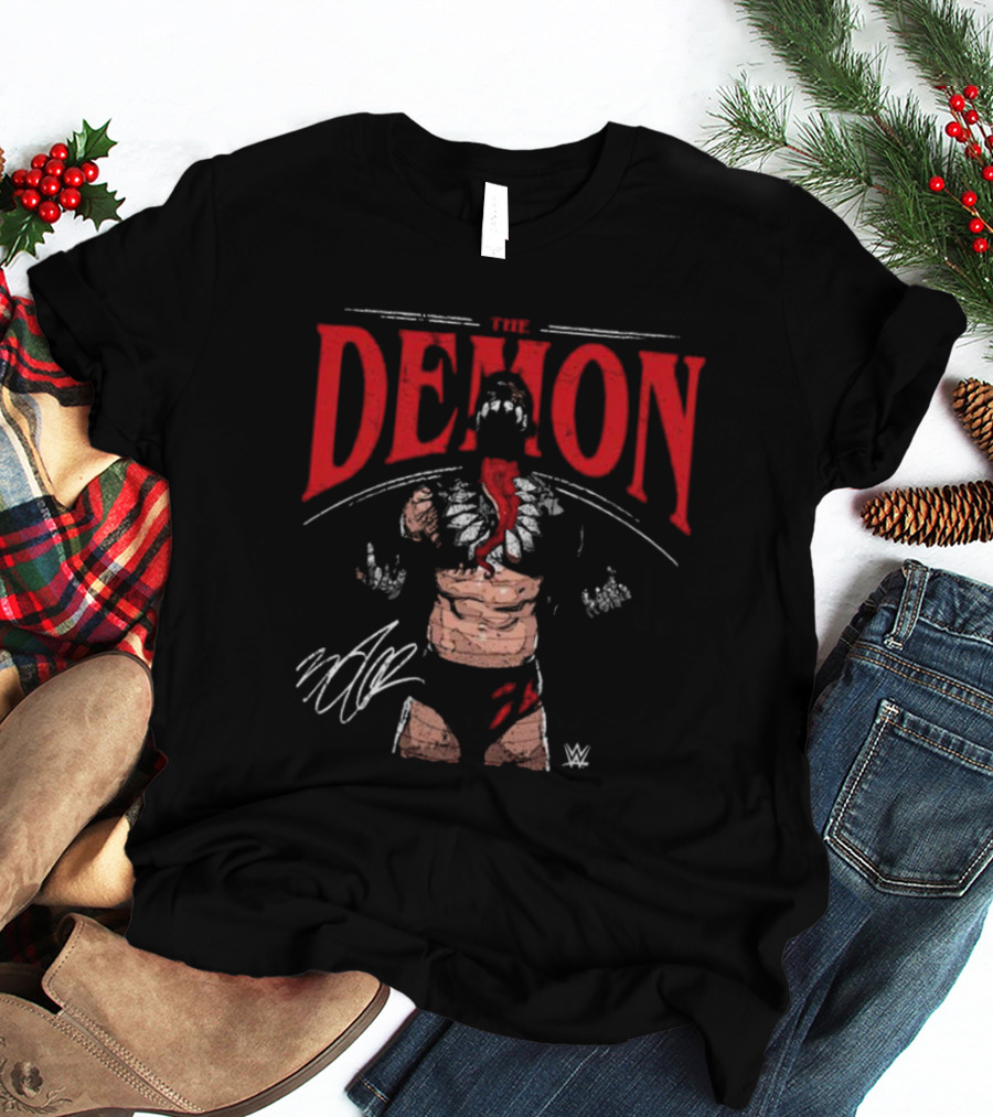 Finn Balor The Demon WWE Pose 500 Level Iconic T-Shirt