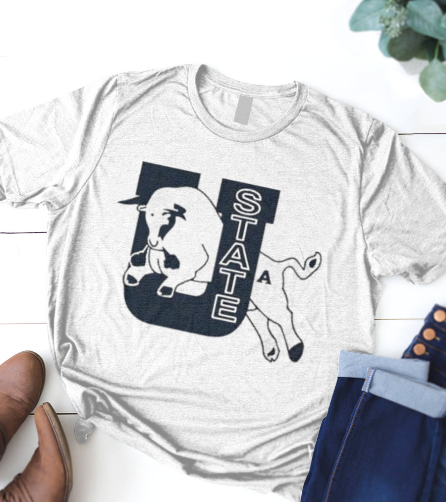 Homefield U State Utah Aggies Bull T-Shirt