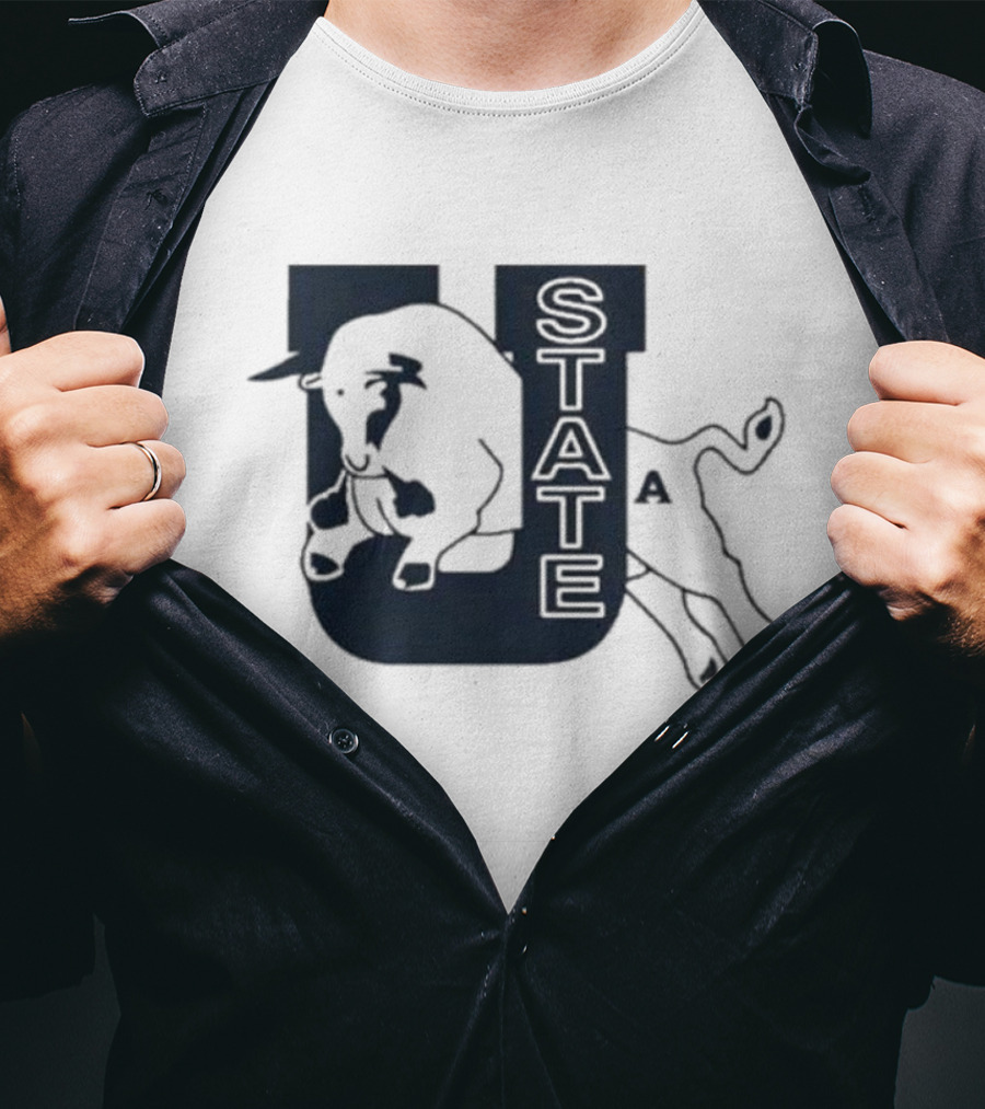 Homefield U State Utah Aggies Bull T-Shirt