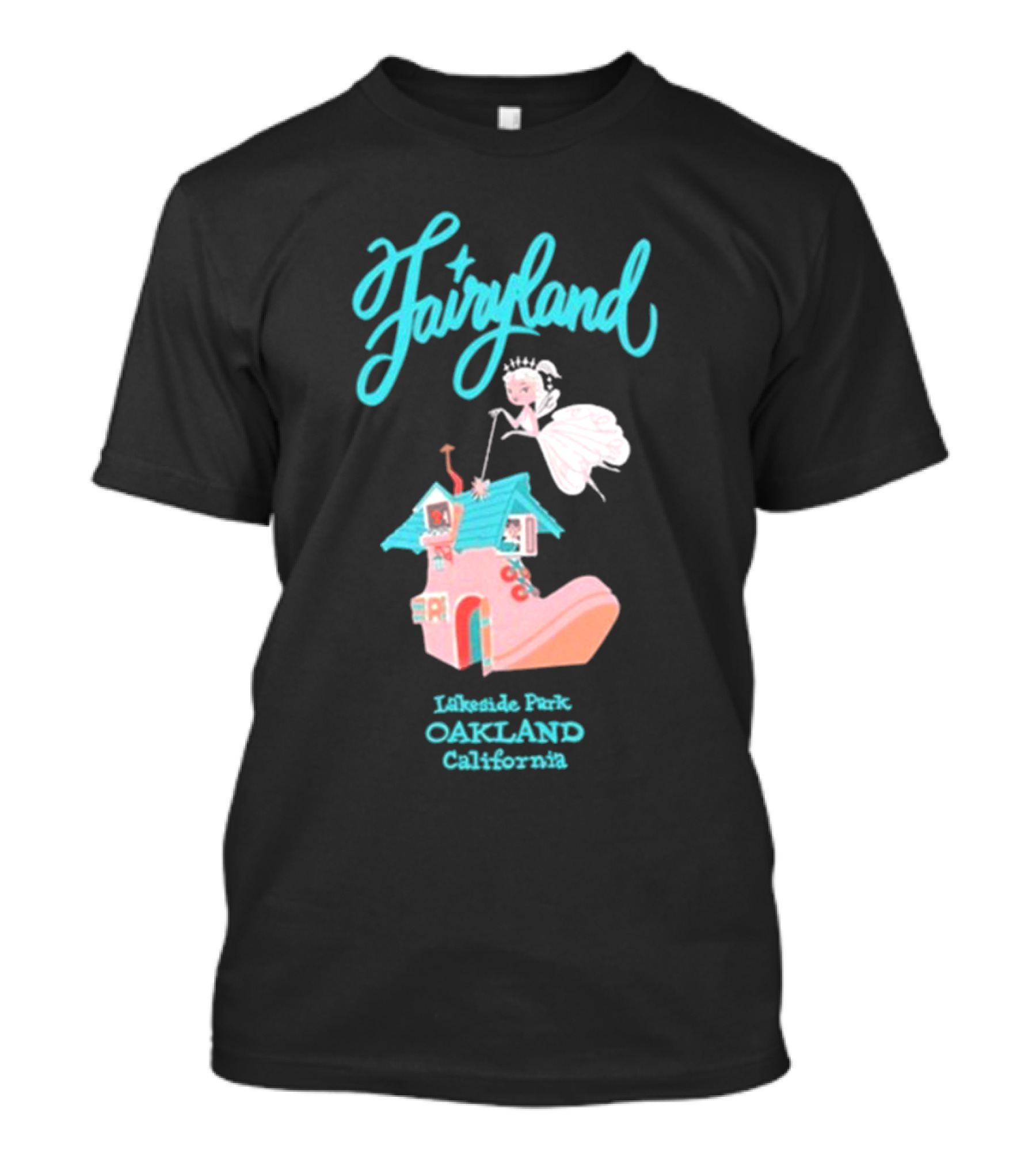 Fairyland Lakeside Park Oakland California Oaklandish Merch Fairy T-Shirt