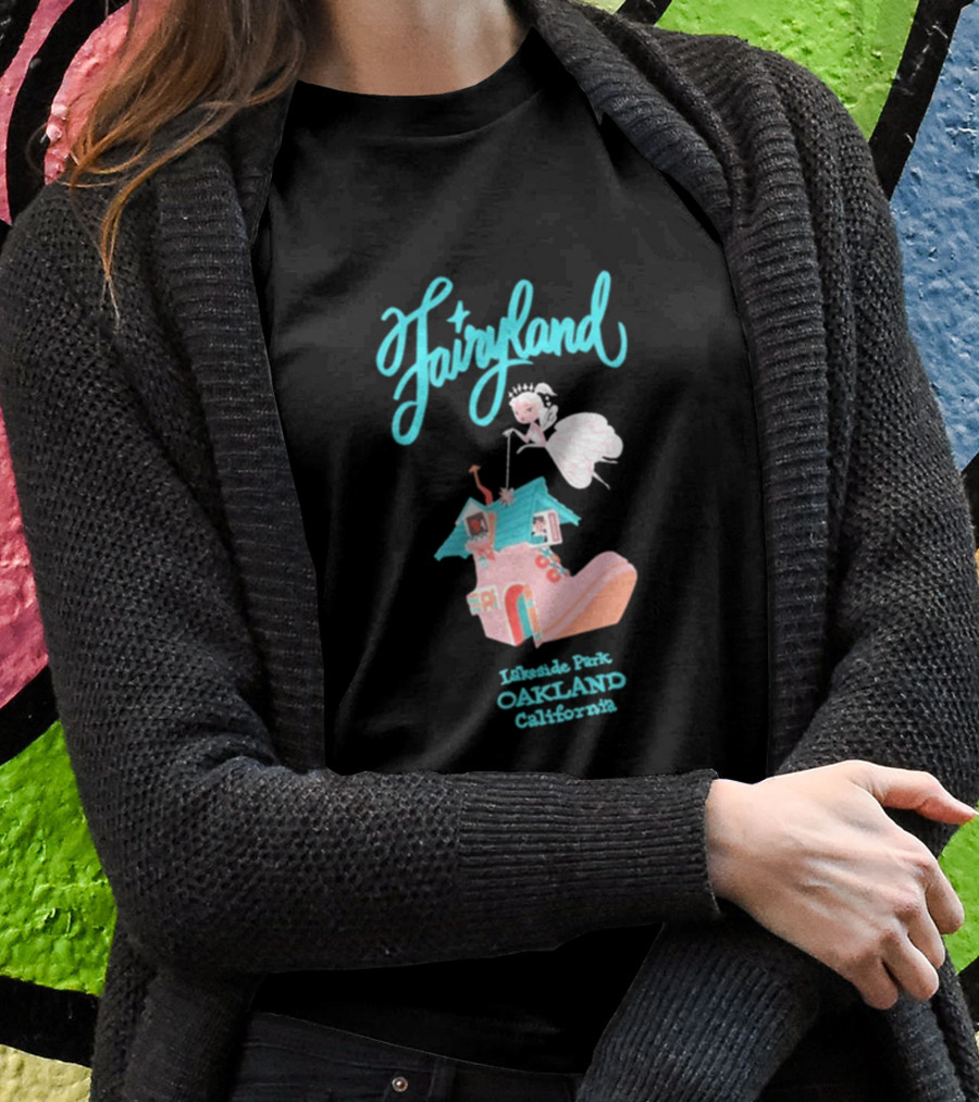 Fairyland Lakeside Park Oakland California Oaklandish Merch Fairy T-Shirt