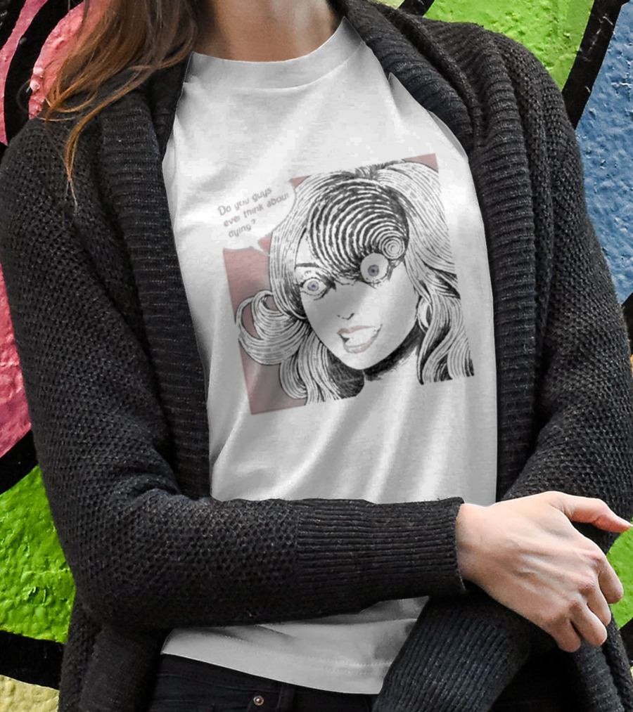 Tokibeast Junji Ito Do You Guys Ever Think About Dying Horror Manga T-Shirt