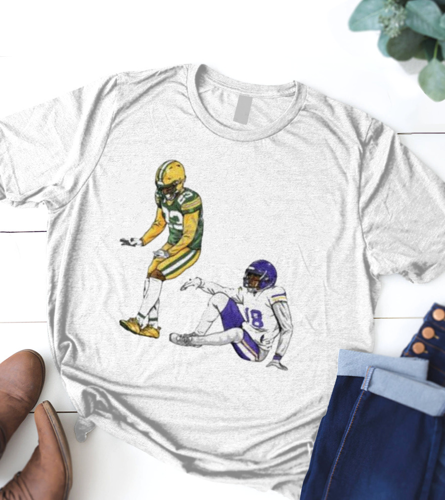 Aaron Nagler Ja Gritty Packers Vikings Dance T-Shirt