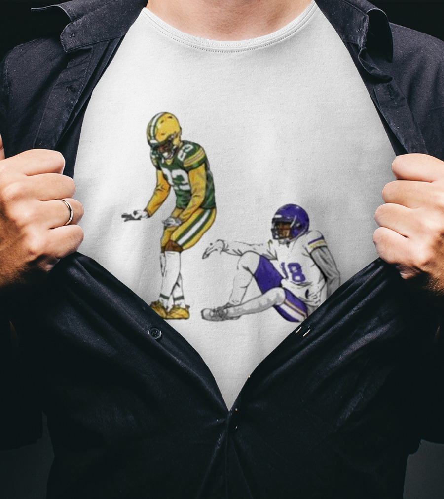 Aaron Nagler Ja Gritty Packers Vikings Dance T-Shirt