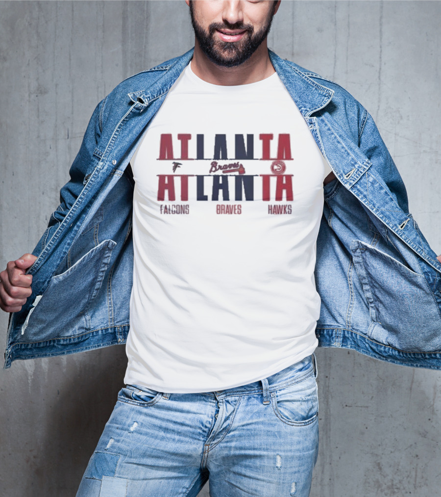 Atlanta Falcons Atlanta Braves Atlanta Hawks T-Shirt