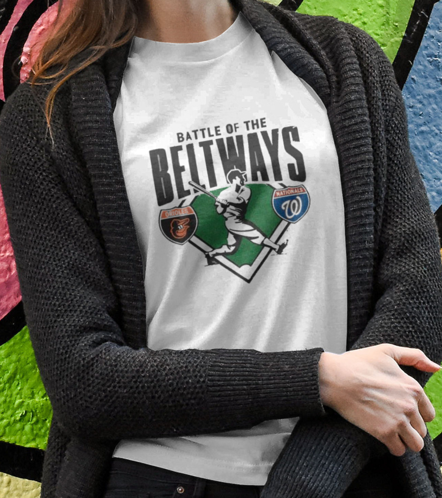 Battle Of The Beltways Orioles Nationals Baseball Rivalry Matchup T-Shirt