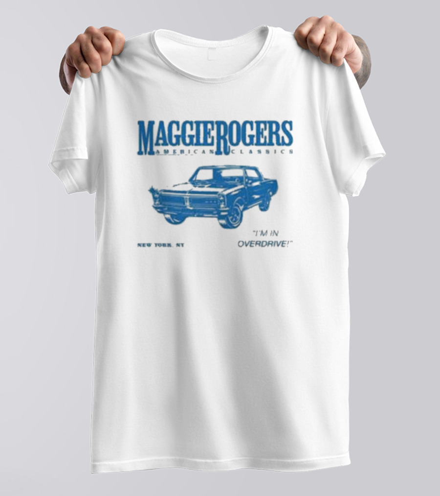 Maggie Rogers American Classics New York NY Overdrive Car T-Shirt