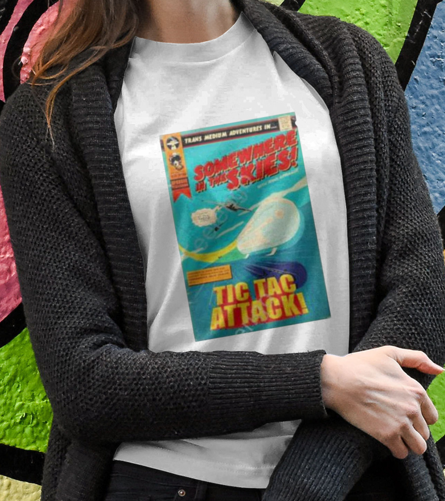 Trans Medium Adventures Somewhere In The Skies Tic Tac Attack T-Shirt
