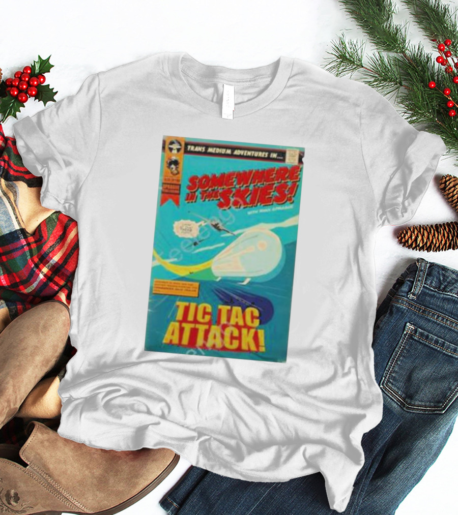 Trans Medium Adventures Somewhere In The Skies Tic Tac Attack T-Shirt