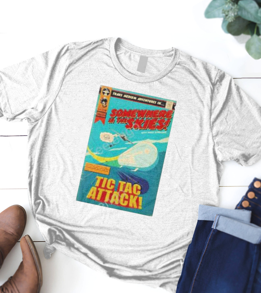 Trans Medium Adventures Somewhere In The Skies Tic Tac Attack T-Shirt
