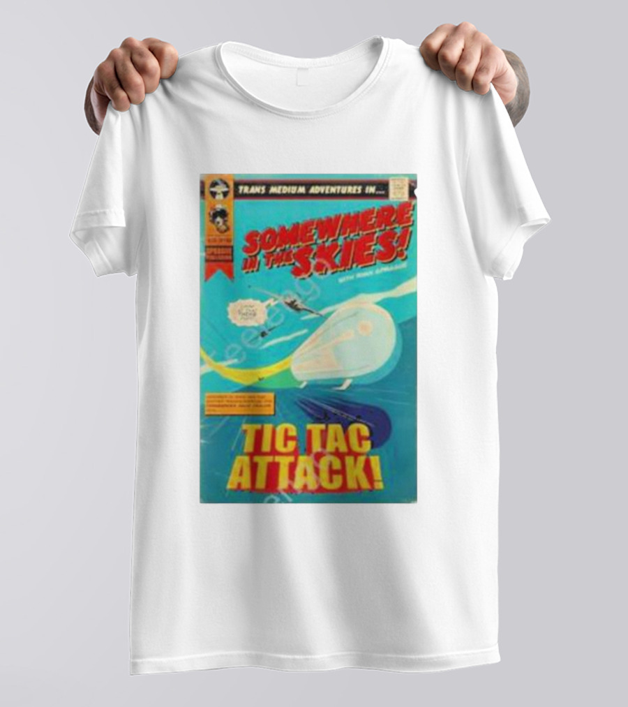 Trans Medium Adventures Somewhere In The Skies Tic Tac Attack T-Shirt