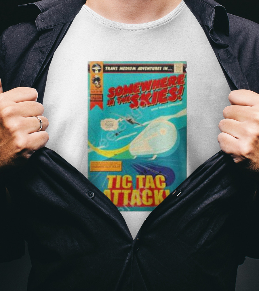 Trans Medium Adventures Somewhere In The Skies Tic Tac Attack T-Shirt