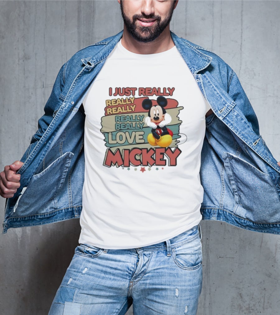 I Just Really Really Really Really Love Mickey T-Shirt