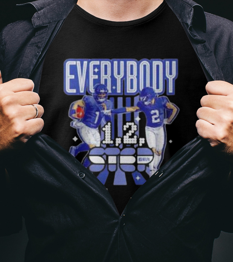 Everybody 1 2 Step Justin Fields DJ Moore Chicago Bears T-Shirt