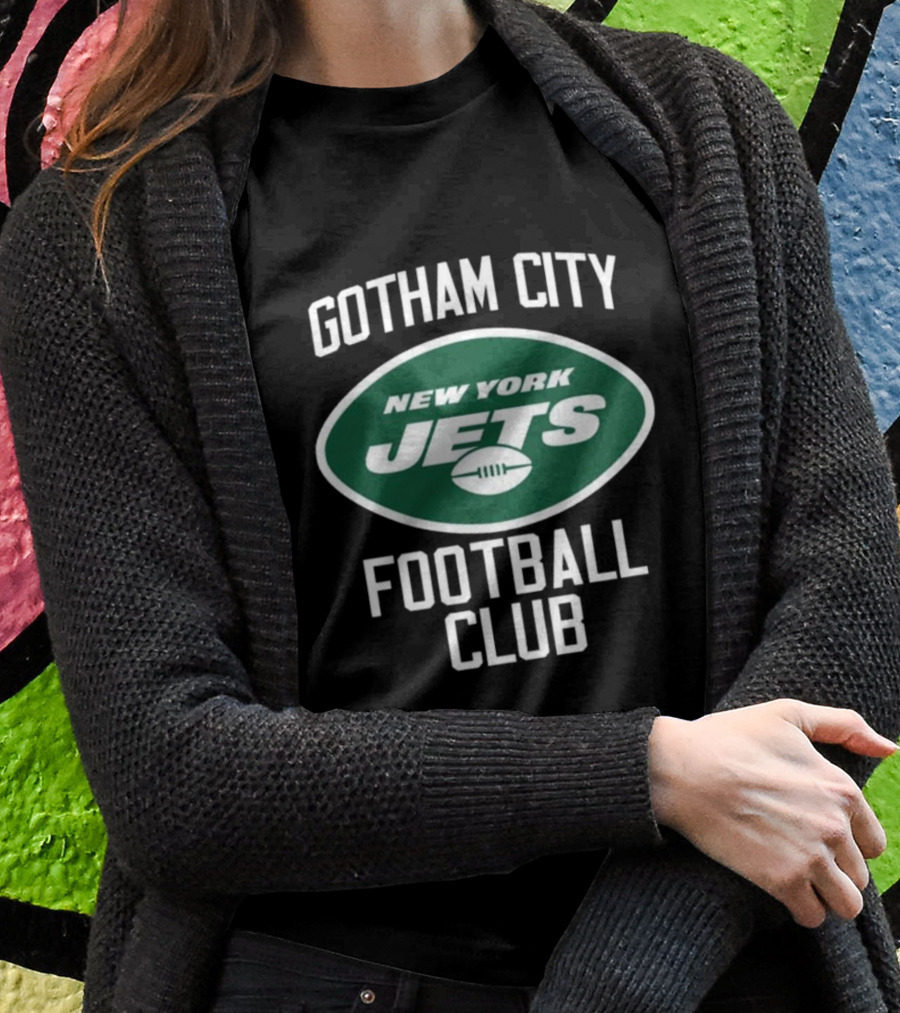 New York Jets Gotham City Football Club New York Football T-Shirt