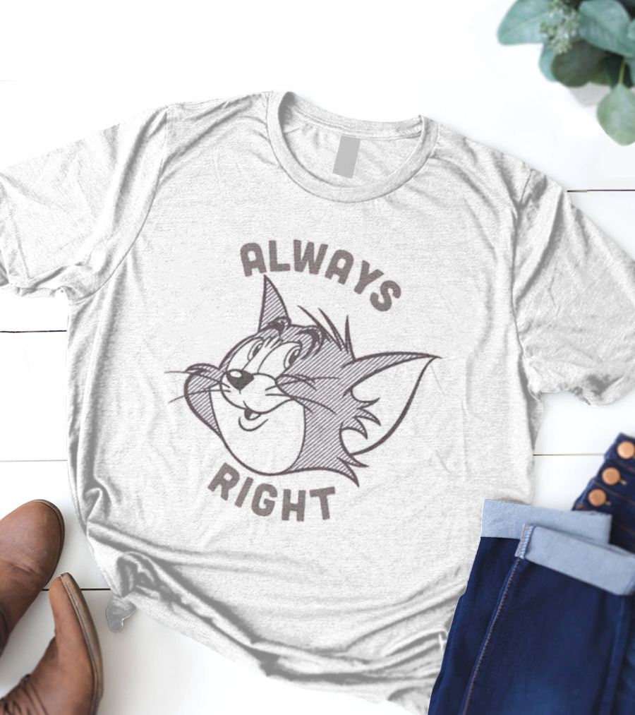 Always Right Tom Was Right Blink 182 Aliens Exist Tom And Jerry T-Shirt