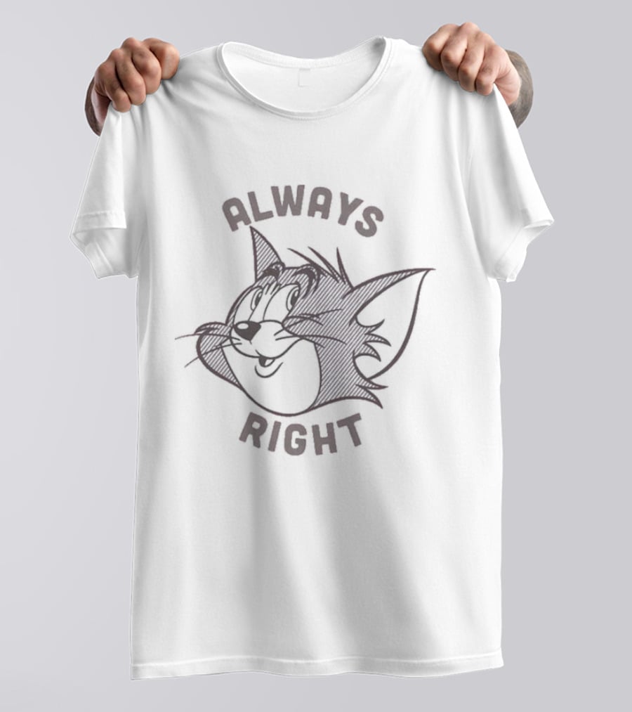 Always Right Tom Was Right Blink 182 Aliens Exist Tom And Jerry T-Shirt