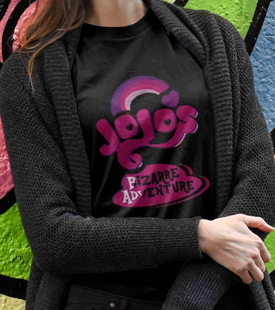JoJo's Bizarre Adventure My Little Jojo Rainbow Hearts T-Shirt