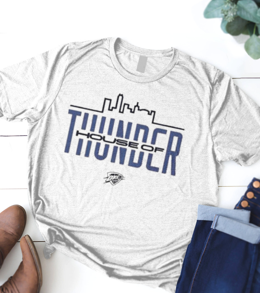 House Of Thunder OKC Thunder Skyline T-Shirt