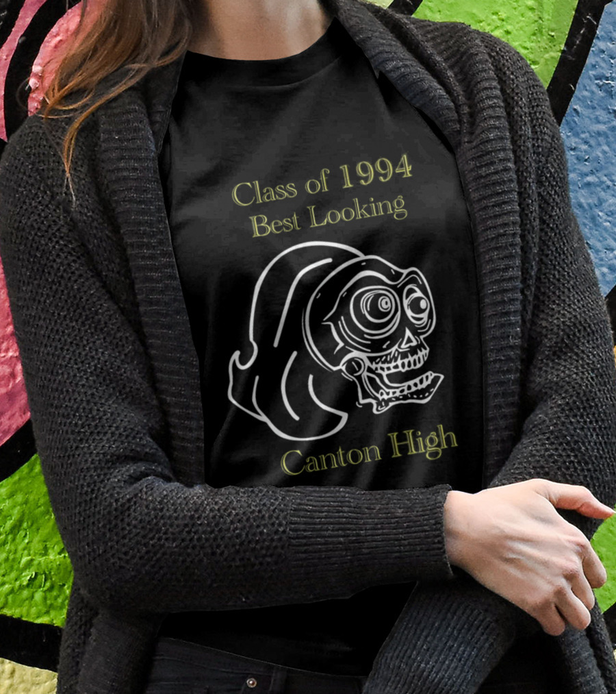Class Of 1994 Best Looking Canton High Skull T-Shirt