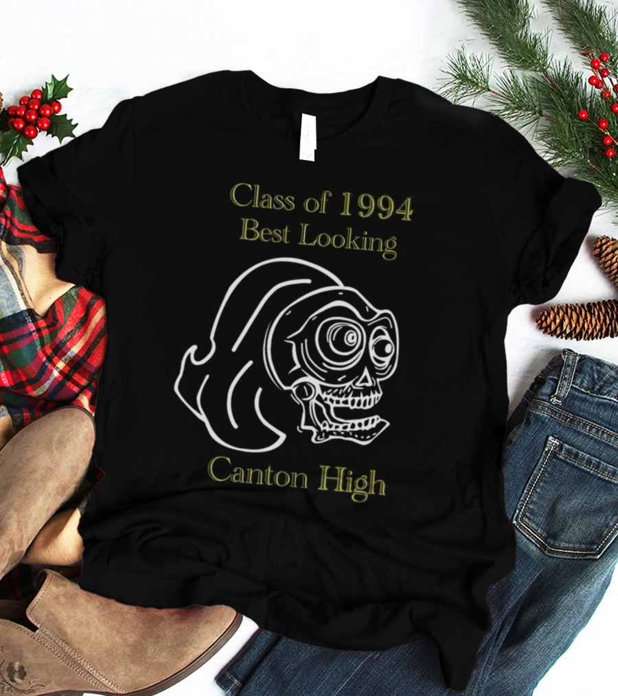 Class Of 1994 Best Looking Canton High Skull T-Shirt