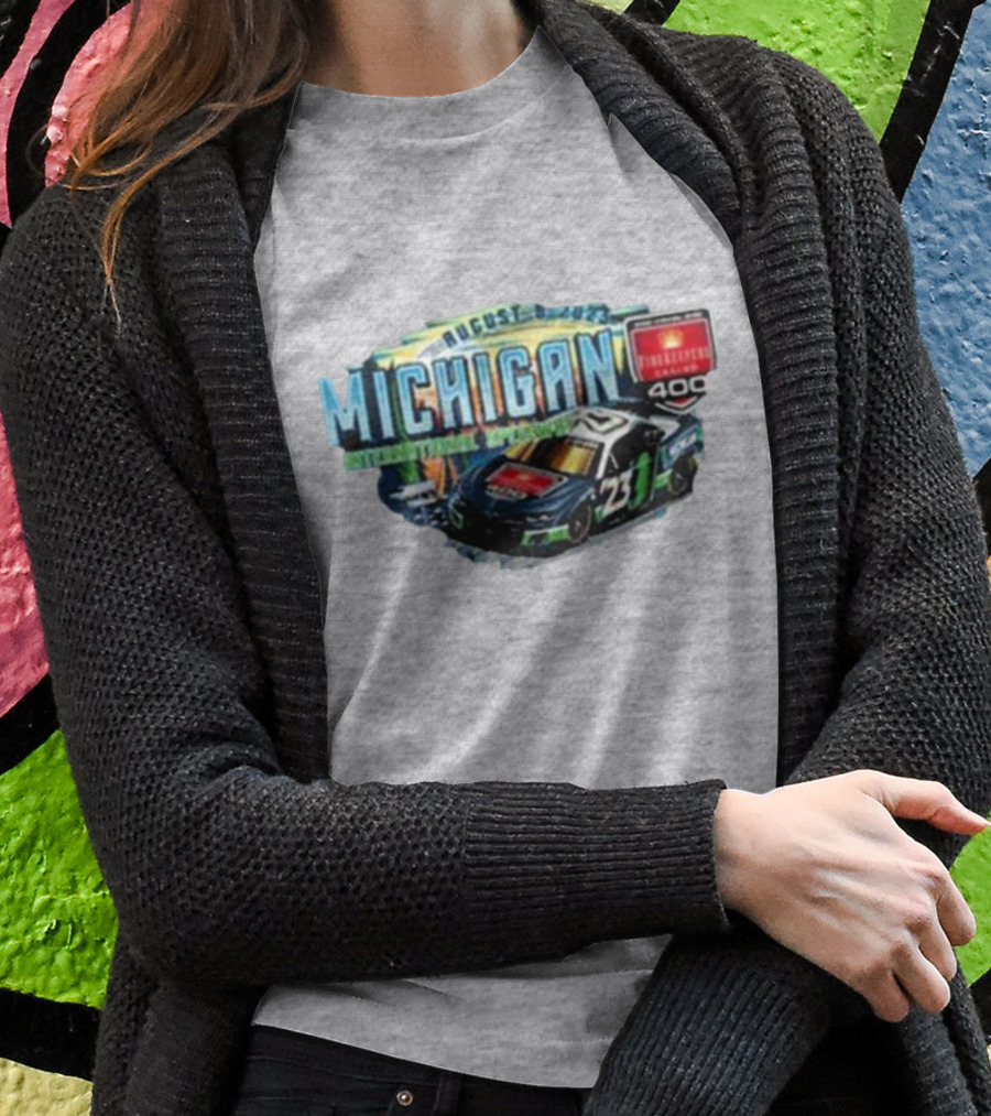 August Michigan International Speedway FireKeepers Casino 400 Race Car 23 T-Shirt