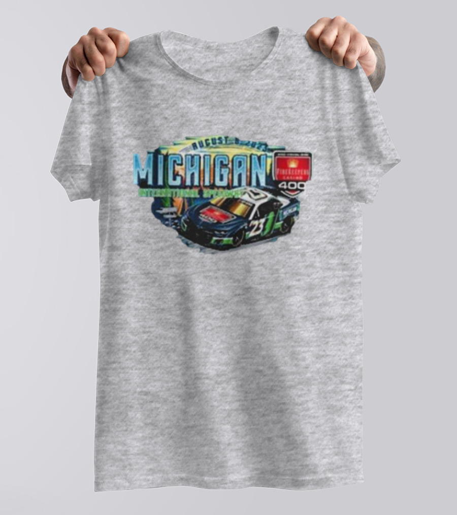 August Michigan International Speedway FireKeepers Casino 400 Race Car 23 T-Shirt