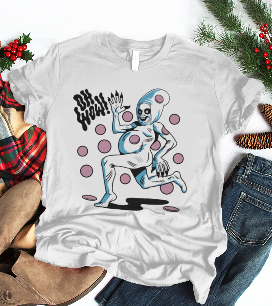 House Of Jimbo Merch Casper The Boloney Ghost Oh Wow Polka Dots T-Shirt