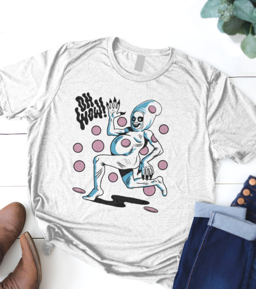 House Of Jimbo Merch Casper The Boloney Ghost Oh Wow Polka Dots T-Shirt