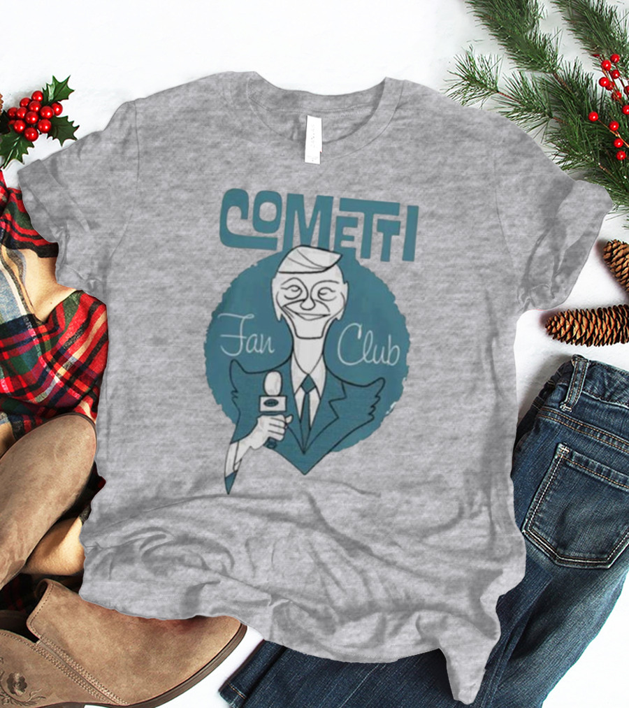 Cometti Fan Club Cartoon Microphone T-Shirt
