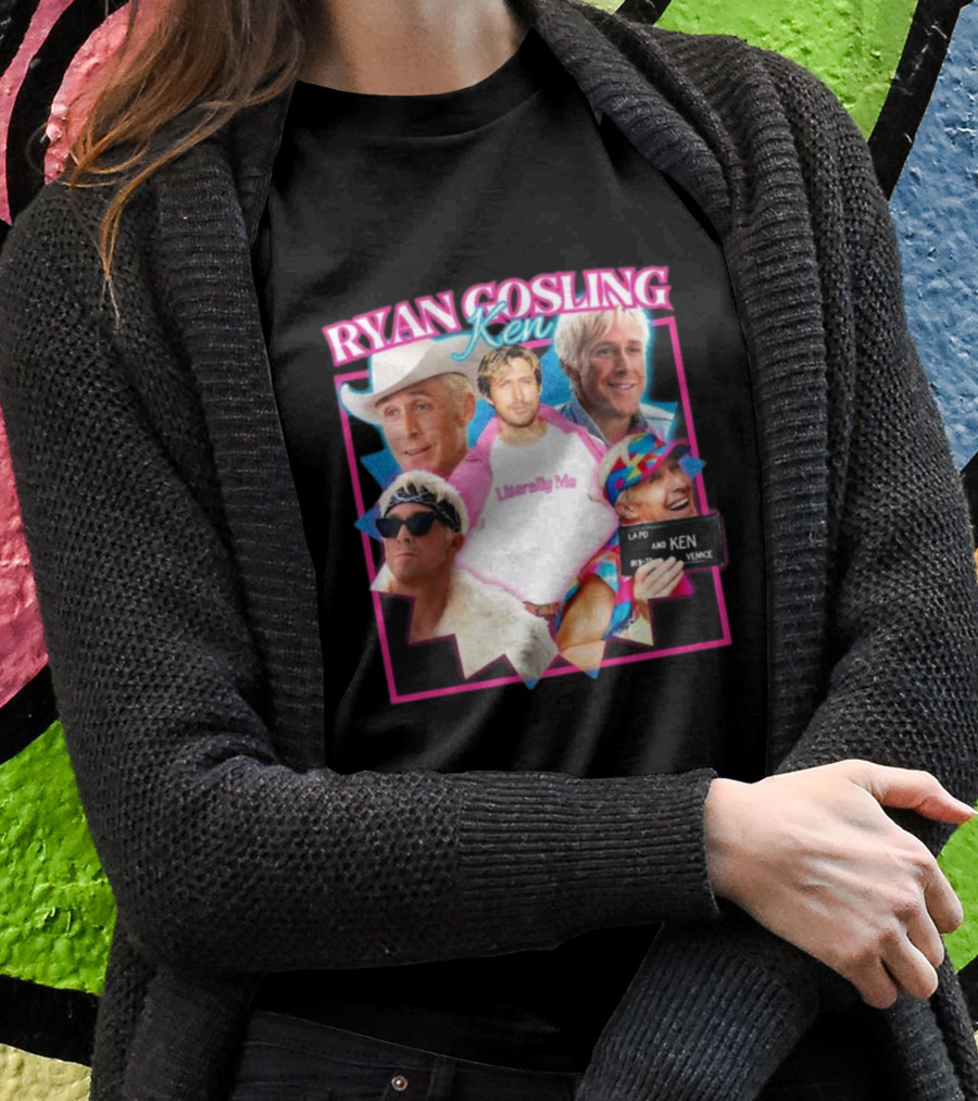 Ryan Gosling Ken Literally Me Ken Barbie Movie LAPD Ken Venice T-Shirt