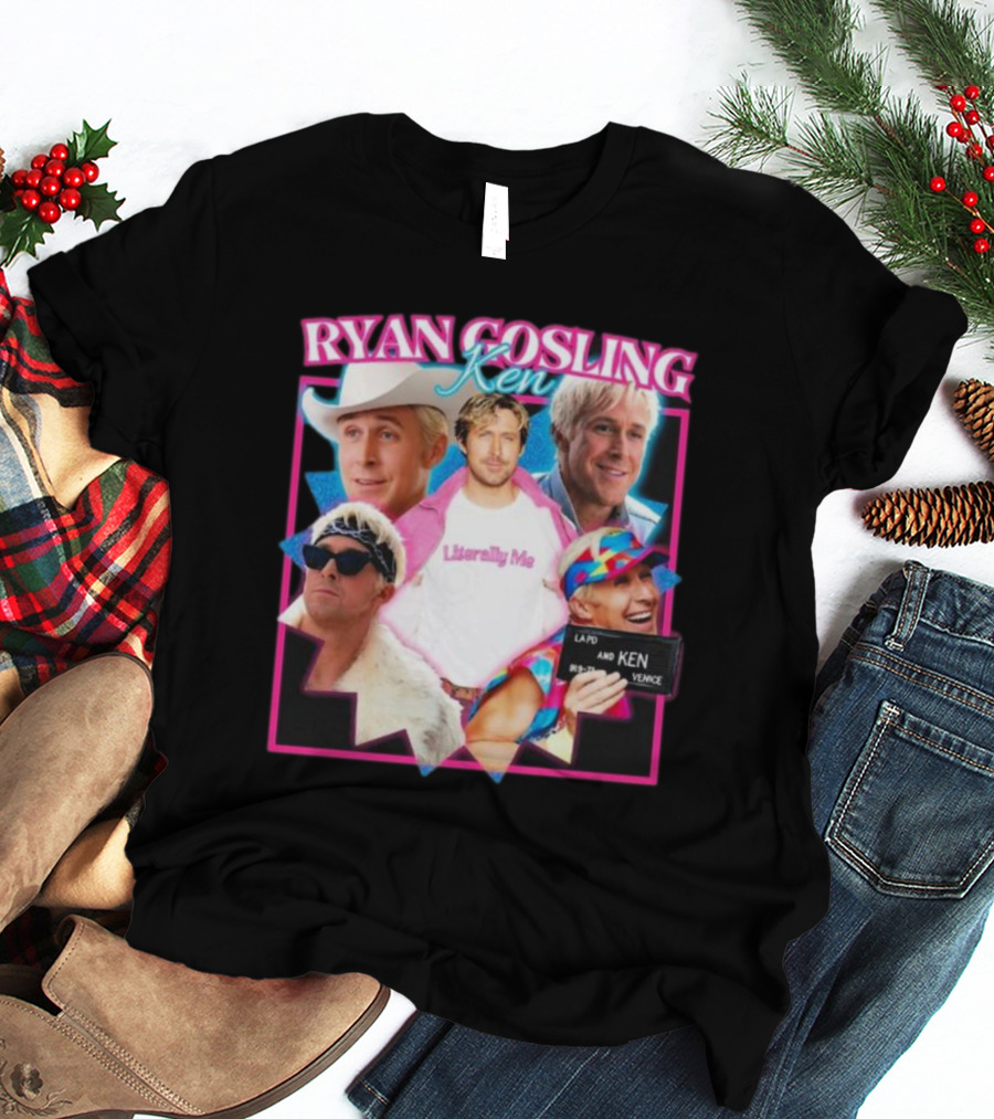 Ryan Gosling Ken Literally Me Ken Barbie Movie LAPD Ken Venice T-Shirt