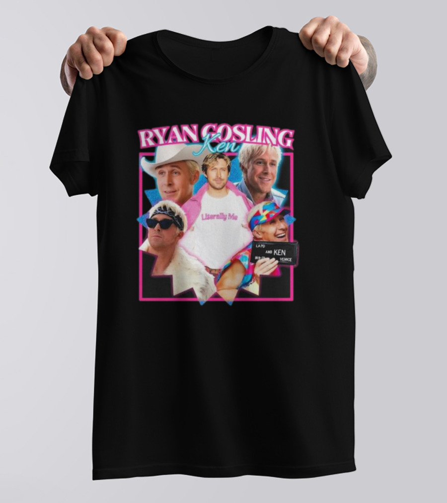 Ryan Gosling Ken Literally Me Ken Barbie Movie LAPD Ken Venice T-Shirt
