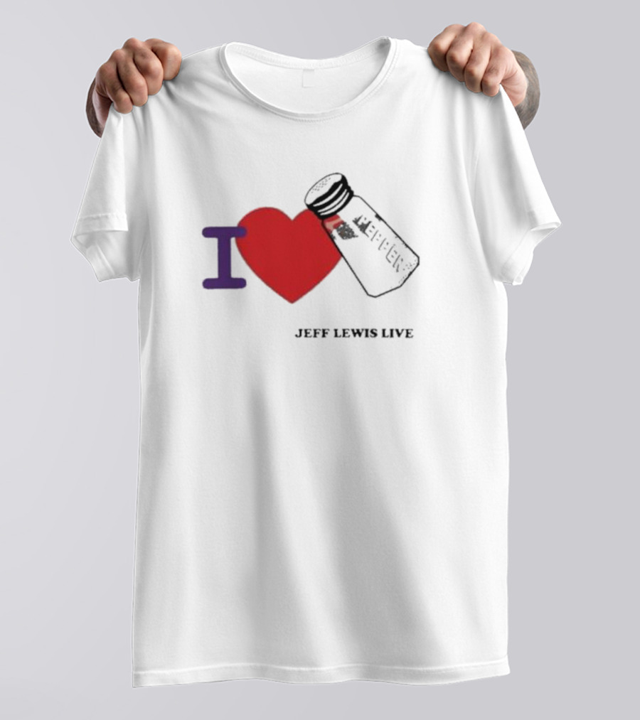 I Love Heart Pepper Icon Jeff Lewis Live T-Shirt