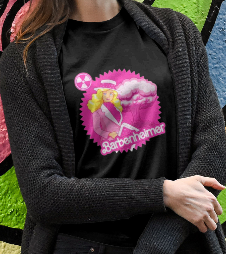 Barbenheimer Boom Pink Atomic Fashion Explosion T-Shirt