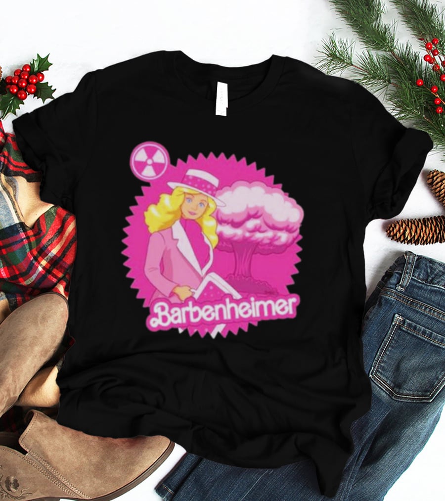 Barbenheimer Boom Pink Atomic Fashion Explosion T-Shirt