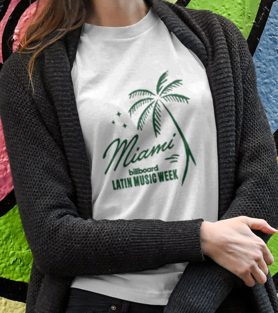 Miami Billboard Latin Music Week Palm Tree T-Shirt